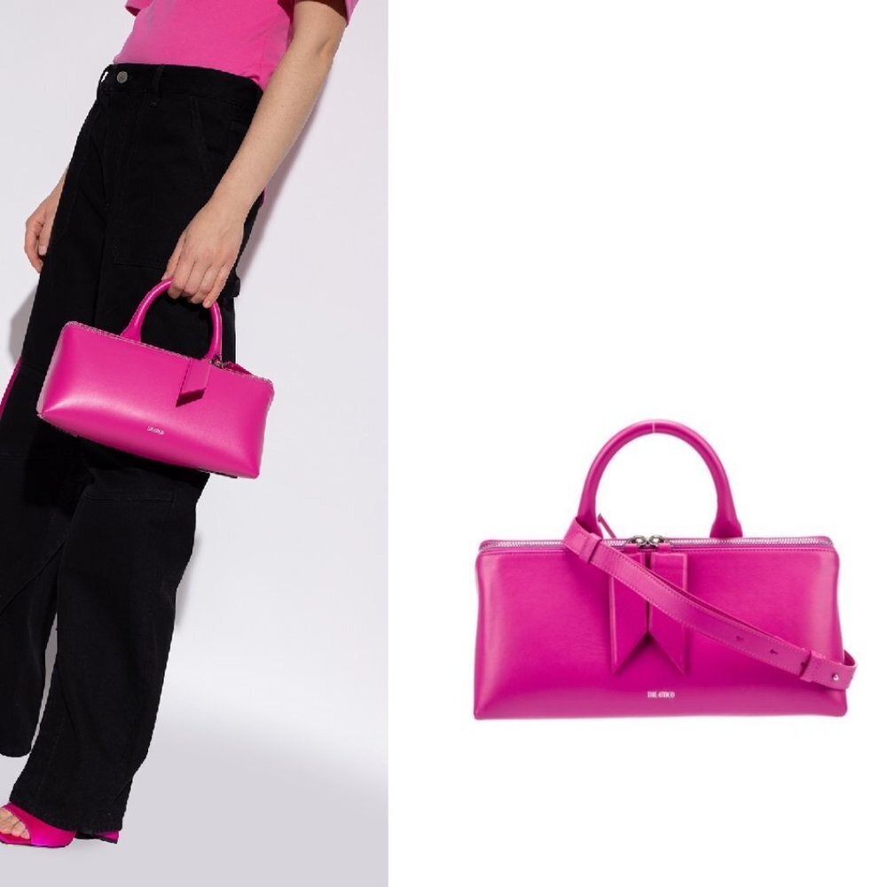 The Attico Sunday Shoulder Crossbody Bag in Pink